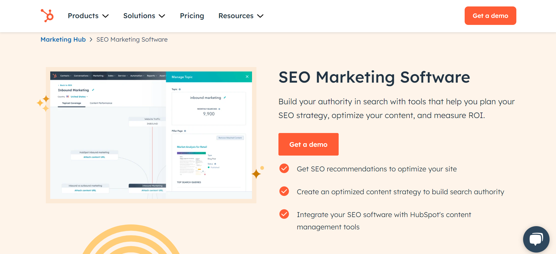 HubSpot SEO Marketing Software